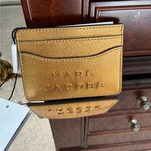 Marc Jacobs Metallic Gold Card Holder, new from Nordstrom